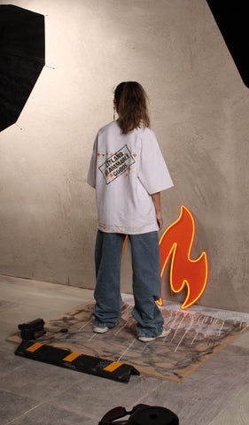 White Flammable Goods T-shirt