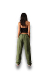 Olive Linen Pants