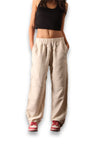 Beige Linen Pants