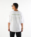 White Investigator White loose fit T-shirt